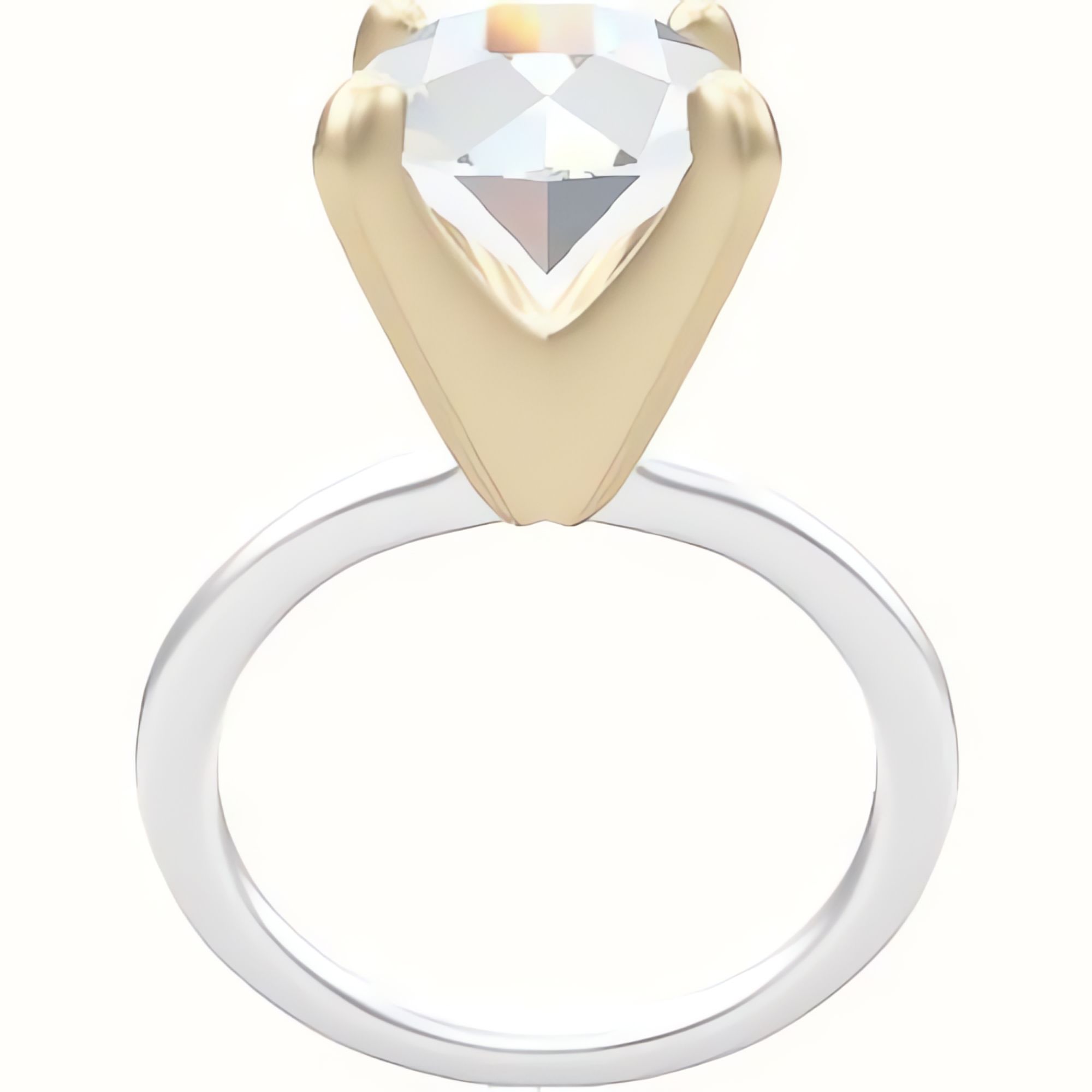 Solitaire Engagement Ring With Classic Four Prong Head