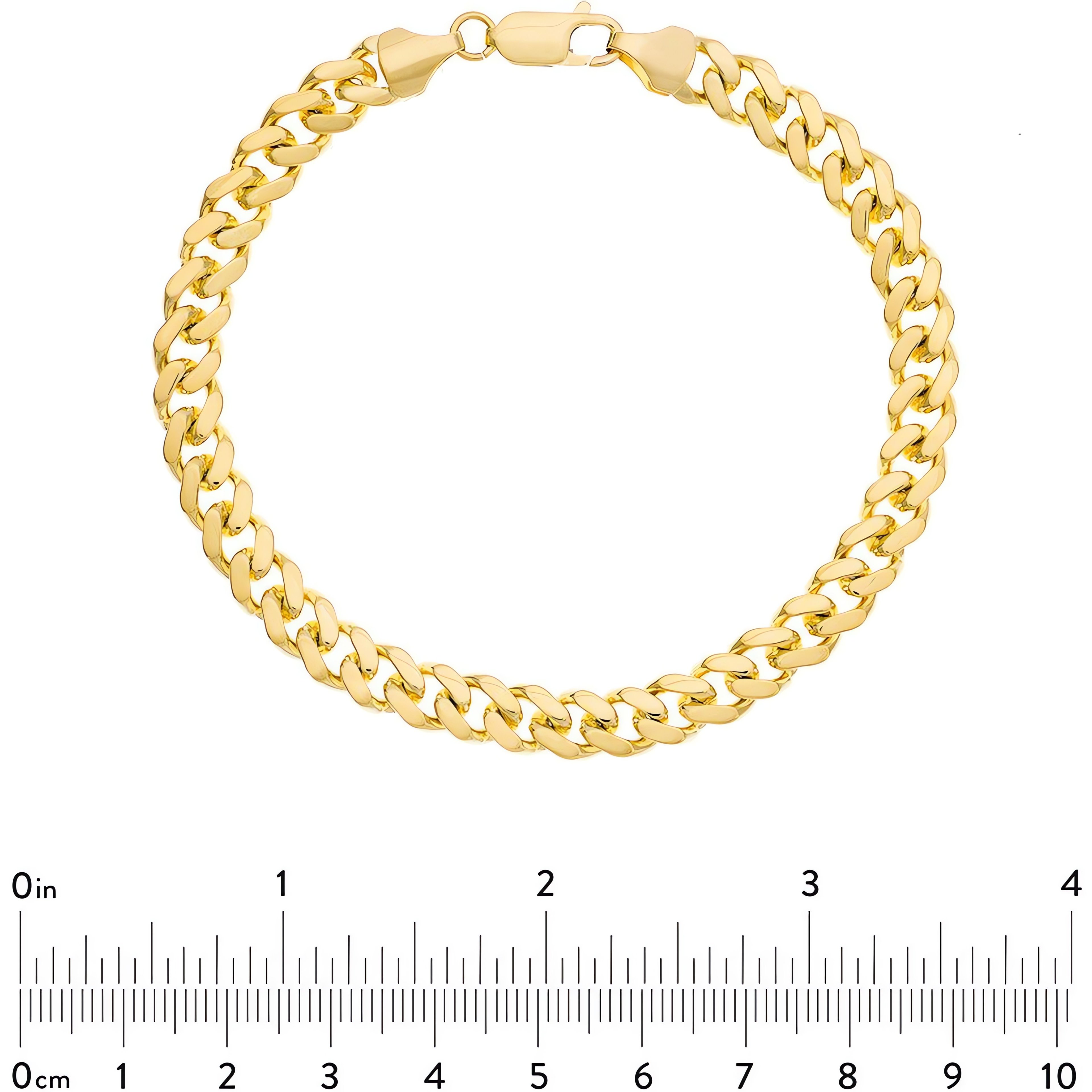14kt yellow gold/measurements