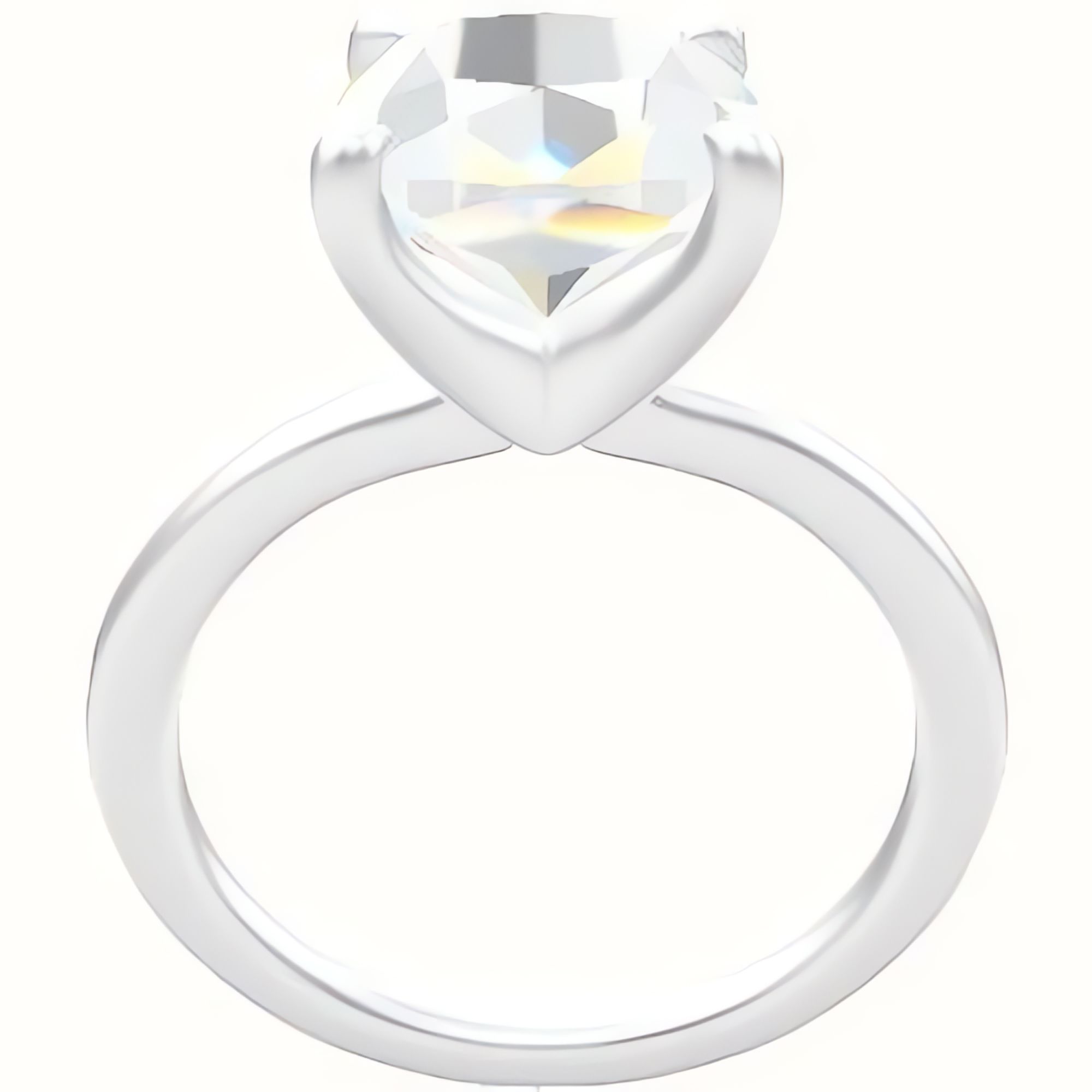 Solitaire Engagement Ring With Four Prong Head