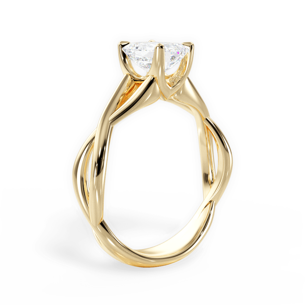 14kt Yellow Gold/18kt Yellow Gold/emerald/front