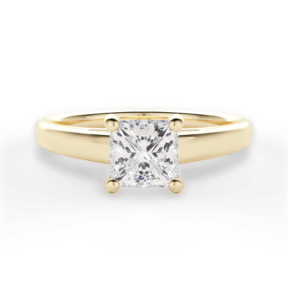 14kt Yellow Gold/18kt Yellow Gold/princess/top