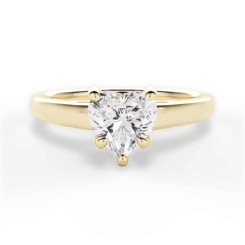 14kt Yellow Gold/18kt Yellow Gold/heart/top