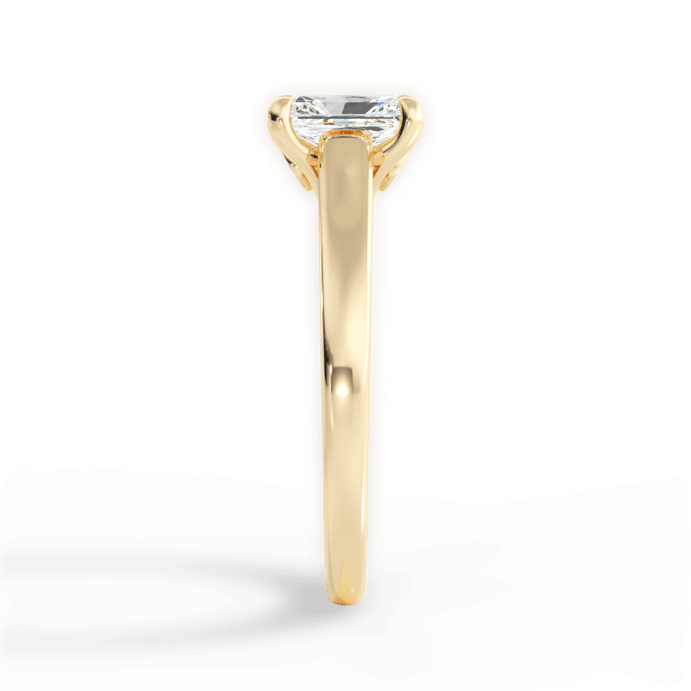 14kt Yellow Gold/18kt Yellow Gold/radiant/side