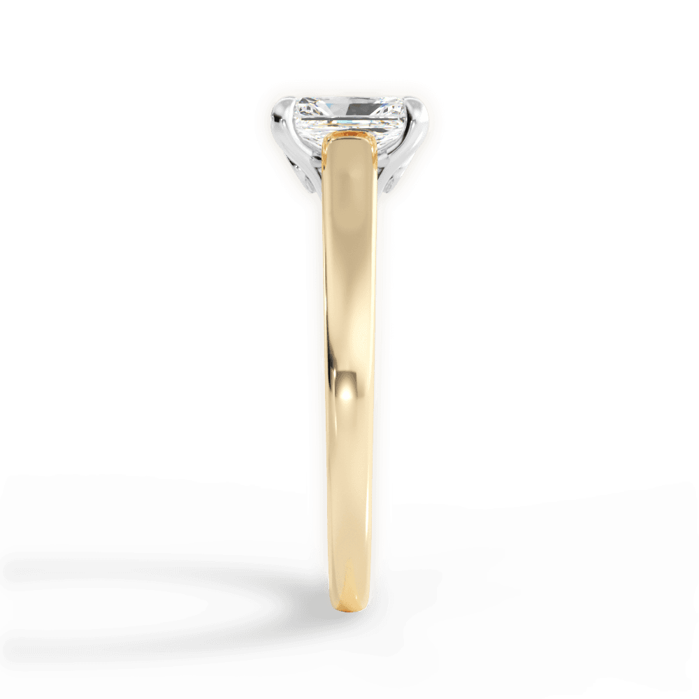 14kt Yellow Gold/18kt Yellow Gold/radiant/side