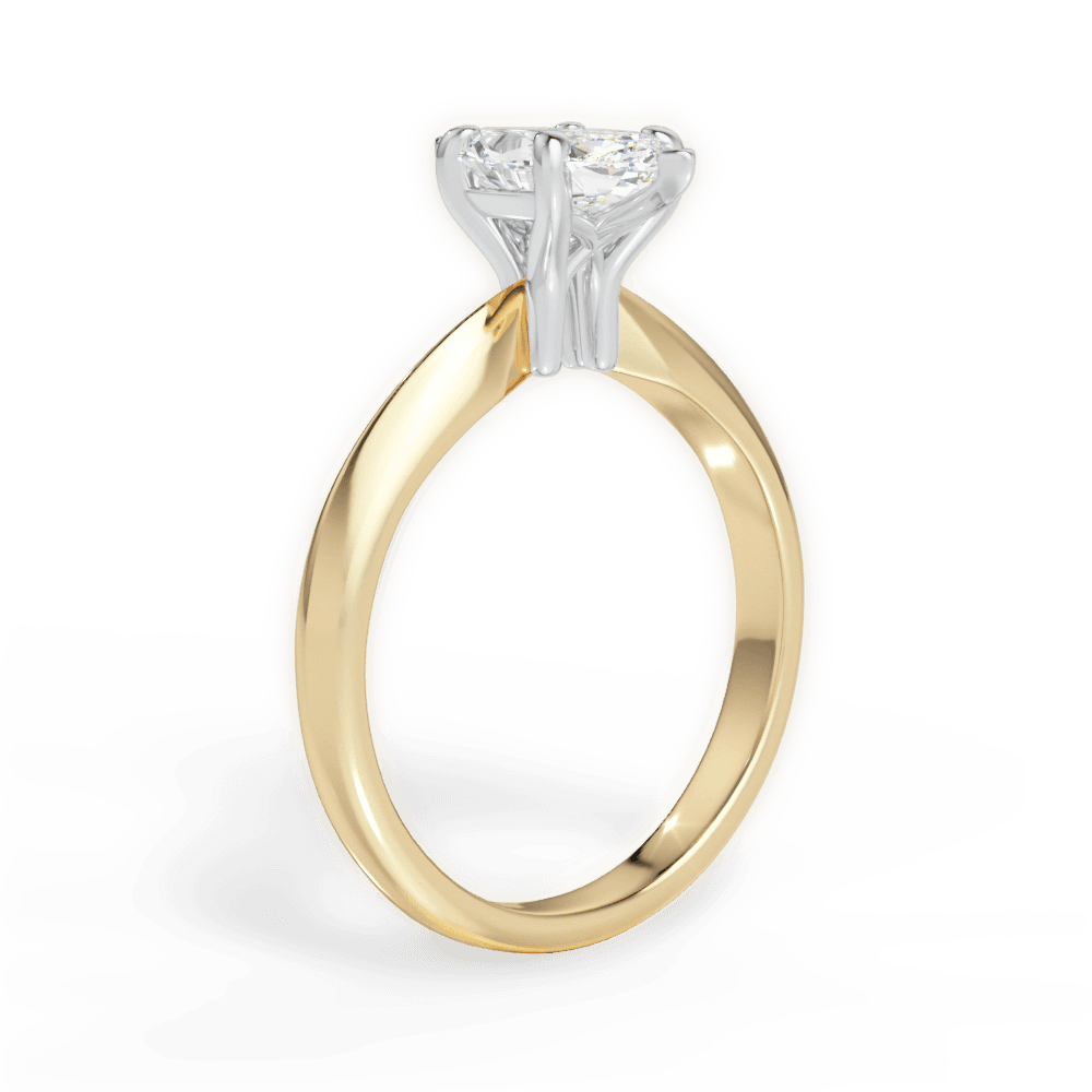14kt Yellow Gold/18kt Yellow Gold/marquise/front