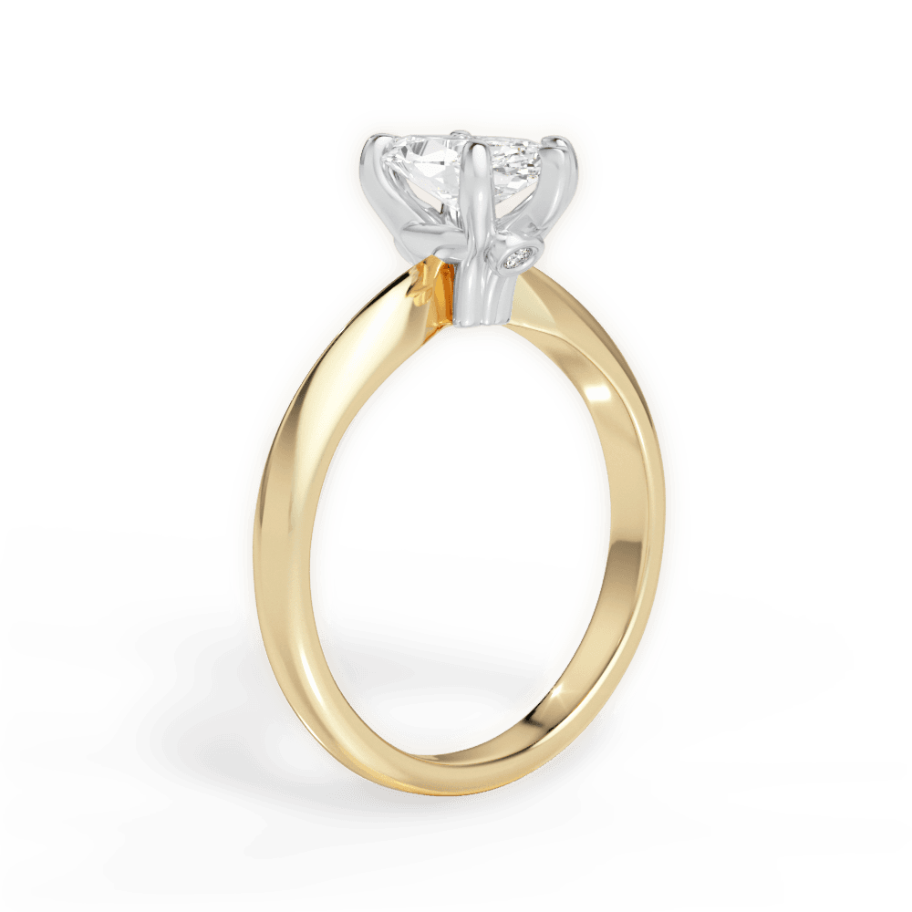 14kt Yellow Gold/18kt Yellow Gold/marquise/front