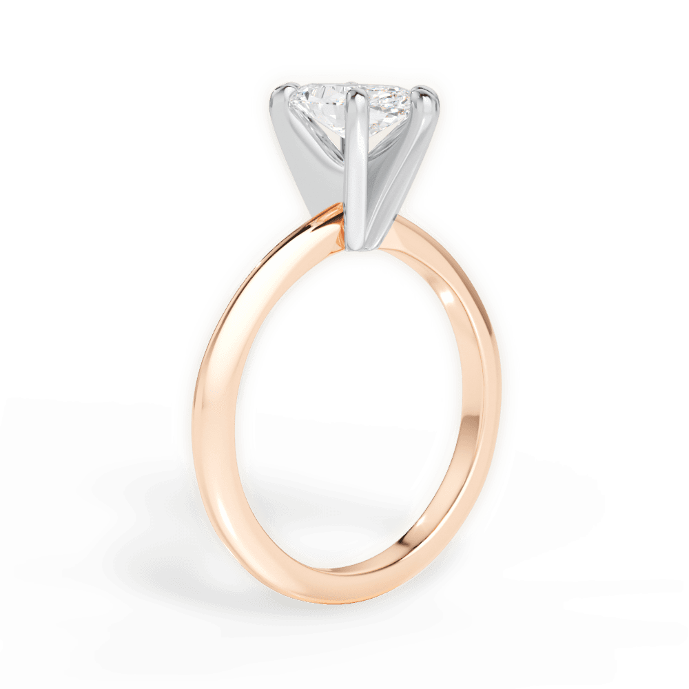 14kt Rose Gold/18kt Rose Gold/marquise/front