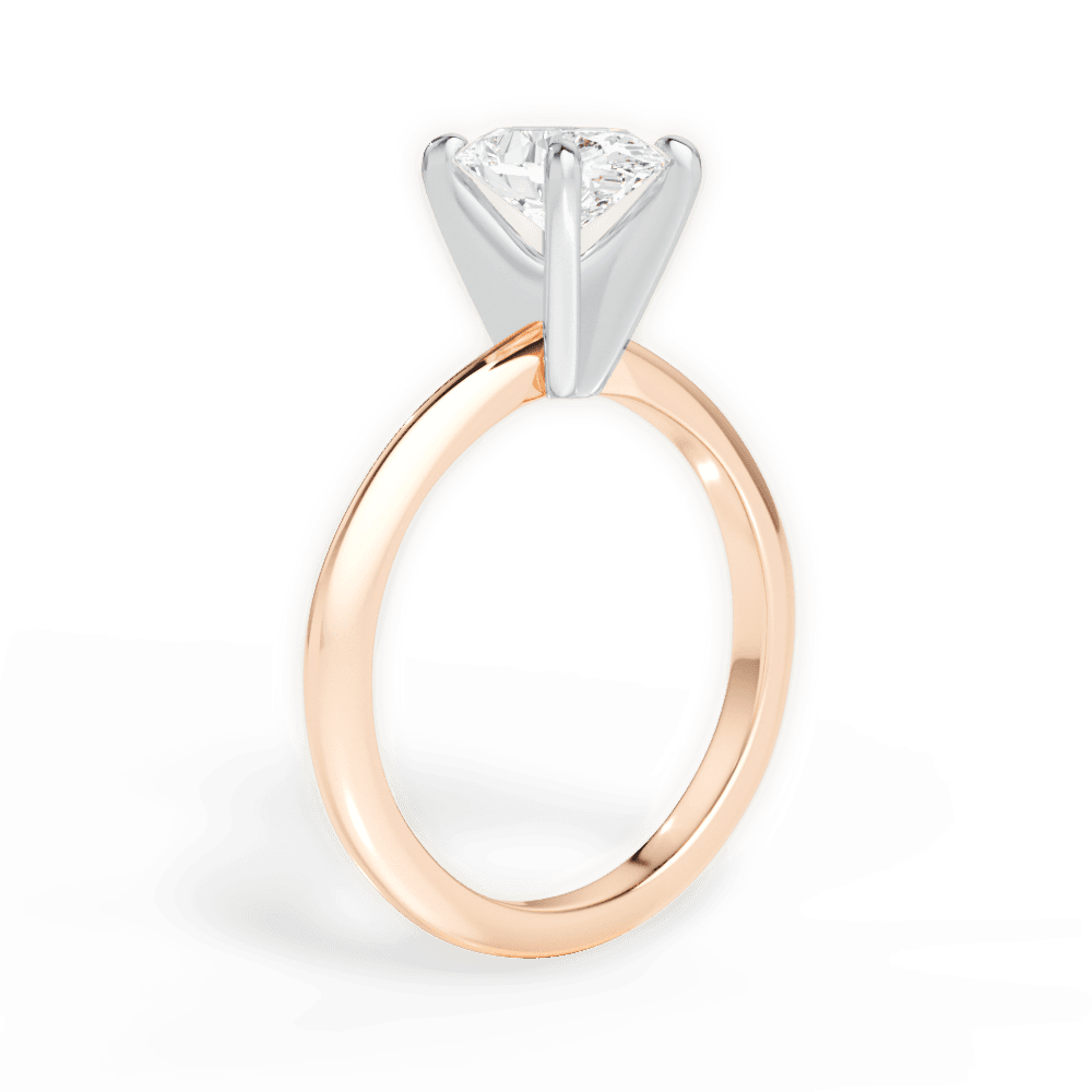 14kt Rose Gold/18kt Rose Gold/oval/front