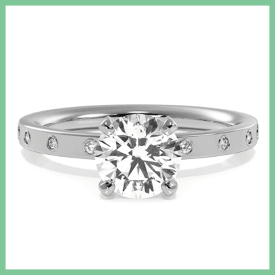 Design your own diamond engagement ring.