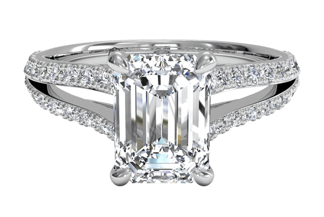The Vintage Hollywood Charm of Emerald-Cut Diamond Engagement Rings