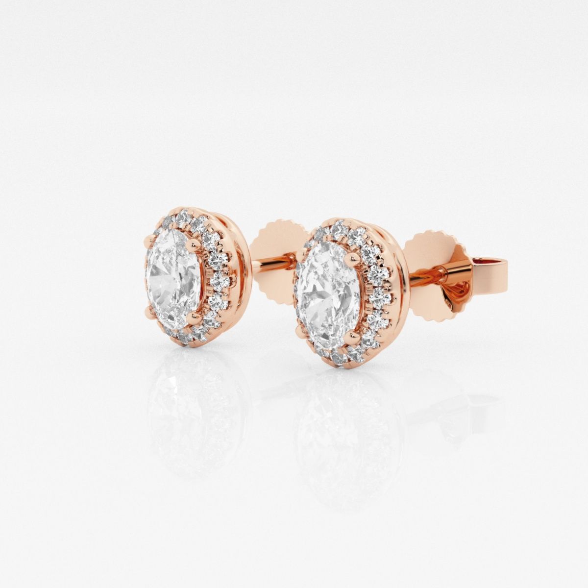 14kt rose gold/side