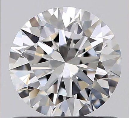 E color round-cut diamond