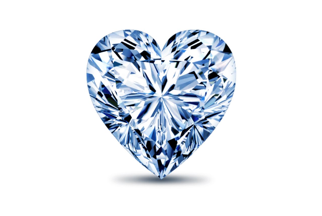 Blue Diamond Heart Single
