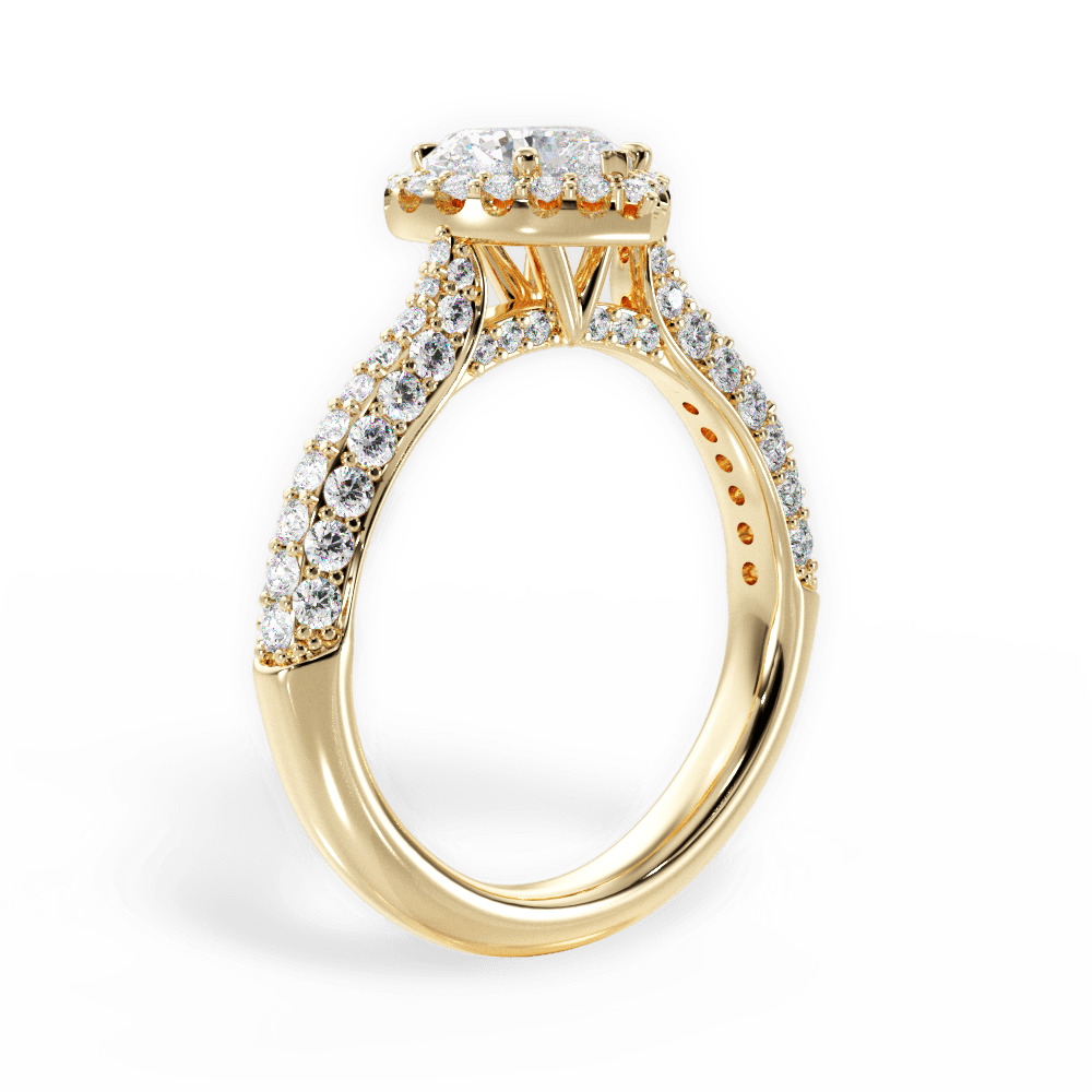 14kt Yellow Gold/18kt Yellow Gold/heart/front