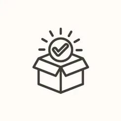 Icons representing Made-to-Order Quality