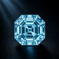 octagon cut gemstone
