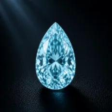 pear cut gemstone
