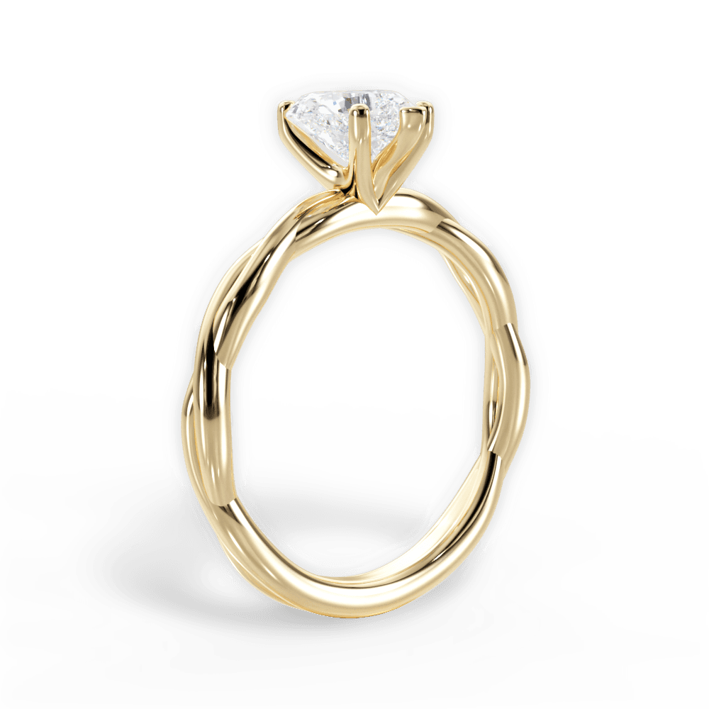 14kt Yellow Gold/18kt Yellow Gold/heart/front