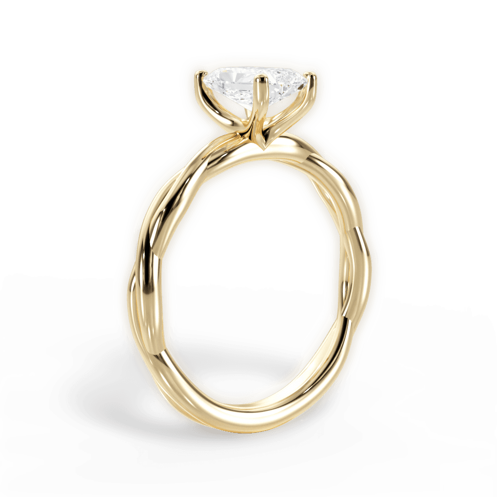 14kt Yellow Gold/18kt Yellow Gold/radiant/front