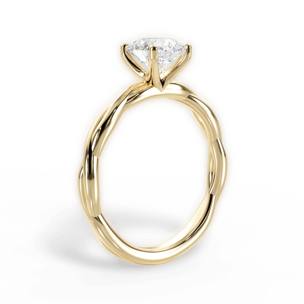 14kt Yellow Gold/18kt Yellow Gold/round/front