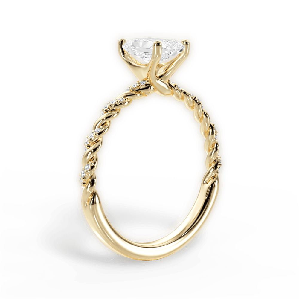 14kt Yellow Gold/18kt Yellow Gold/radiant/front