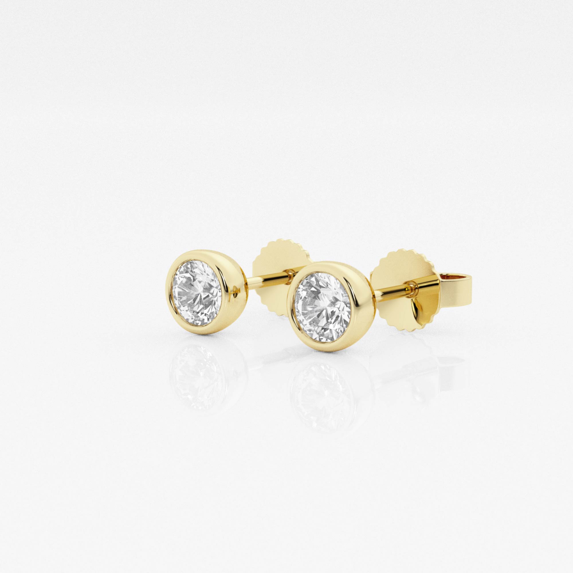 14kt Yellow Gold/18kt Yellow Gold/round/side