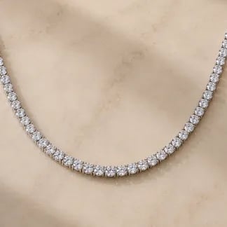 diamond tennis necklace