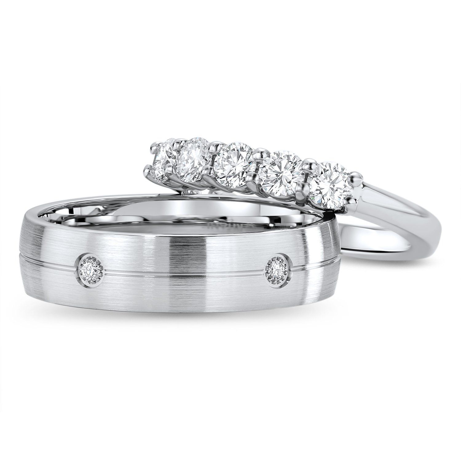 men's and women's wedding rings