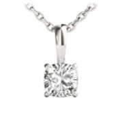 cushion diamond pendant