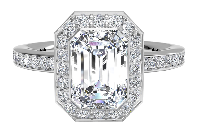 emerald vintage engagement ring