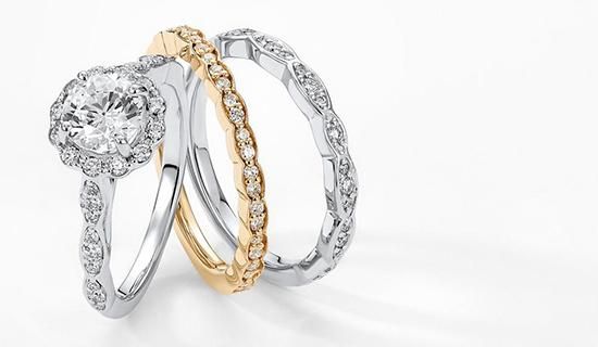 mixed metal bridal set