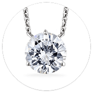 Solitaire Pendant Necklace Diamond Essentials Product Collection Image