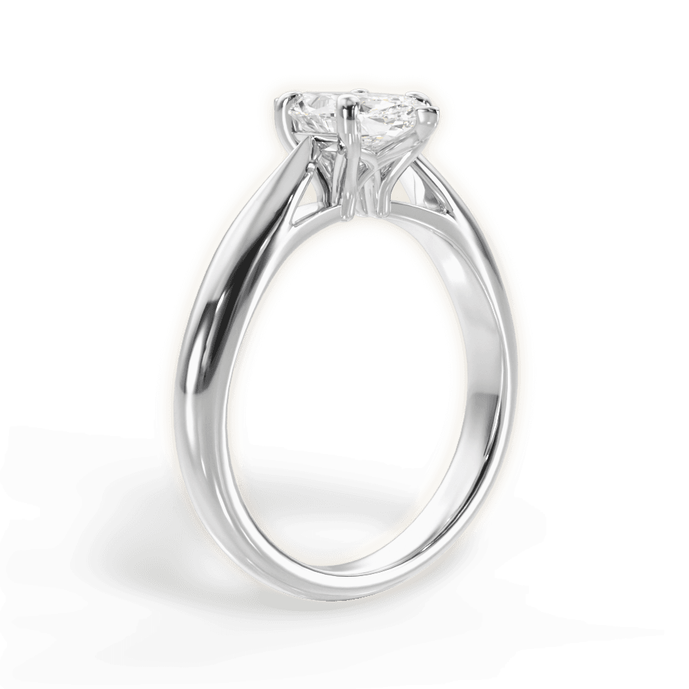 14kt White Gold/18kt White Gold/Platinum/marquise/front