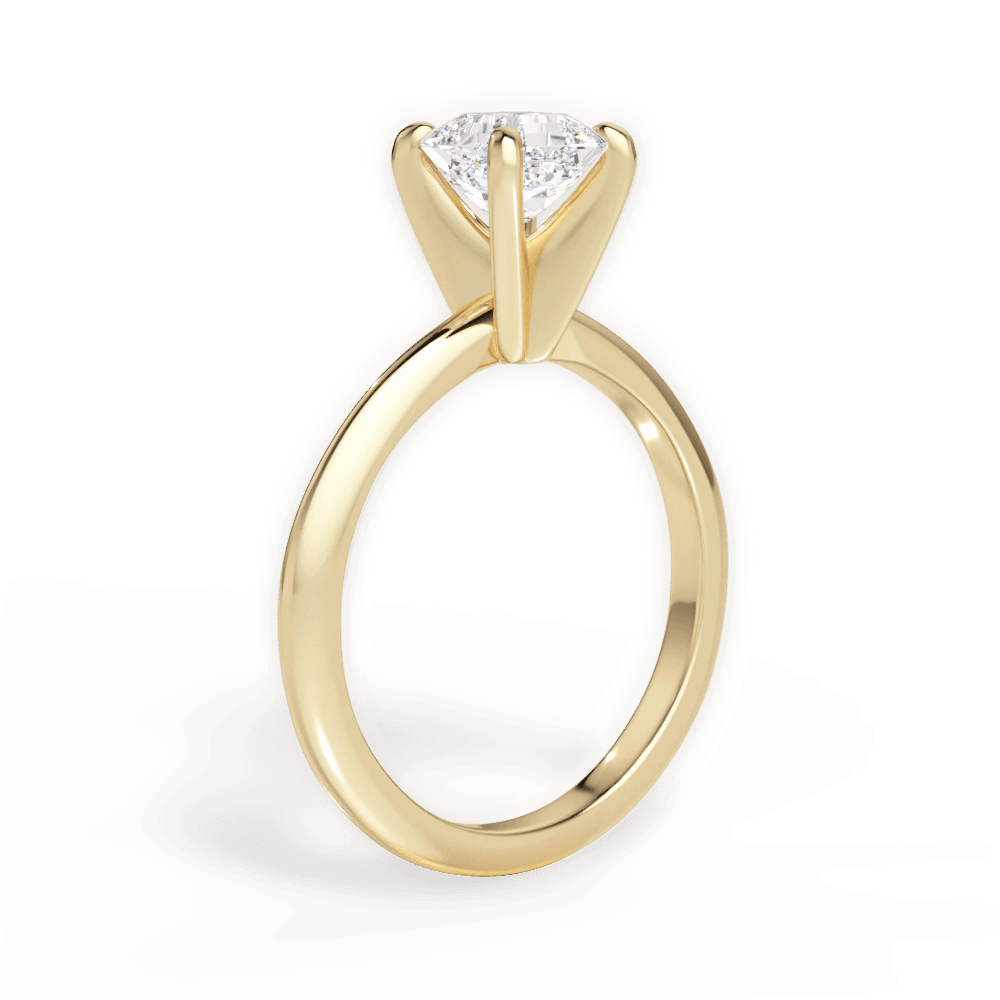 14kt Yellow Gold/18kt Yellow Gold/asscher/front