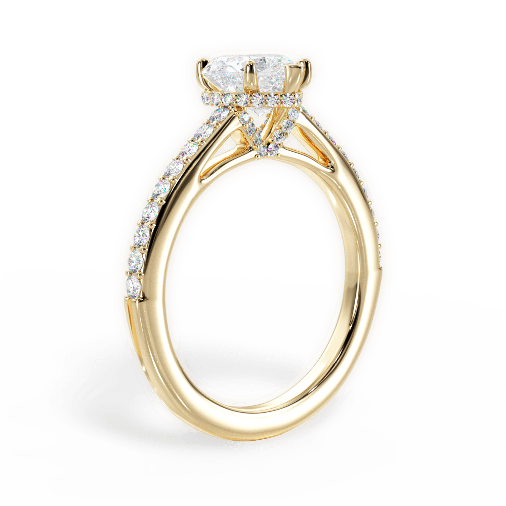 14kt Yellow Gold/18kt Yellow Gold/heart/front