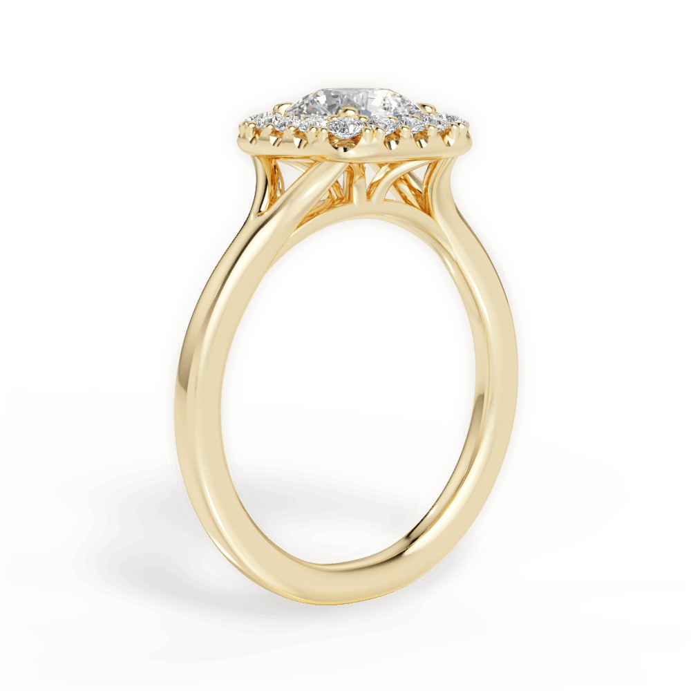 14kt Yellow Gold/18kt Yellow Gold/round/front