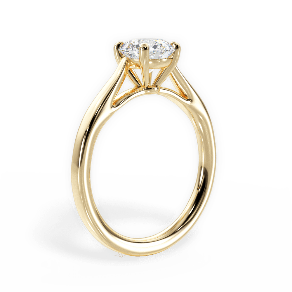 14kt Yellow Gold/18kt Yellow Gold/round/front