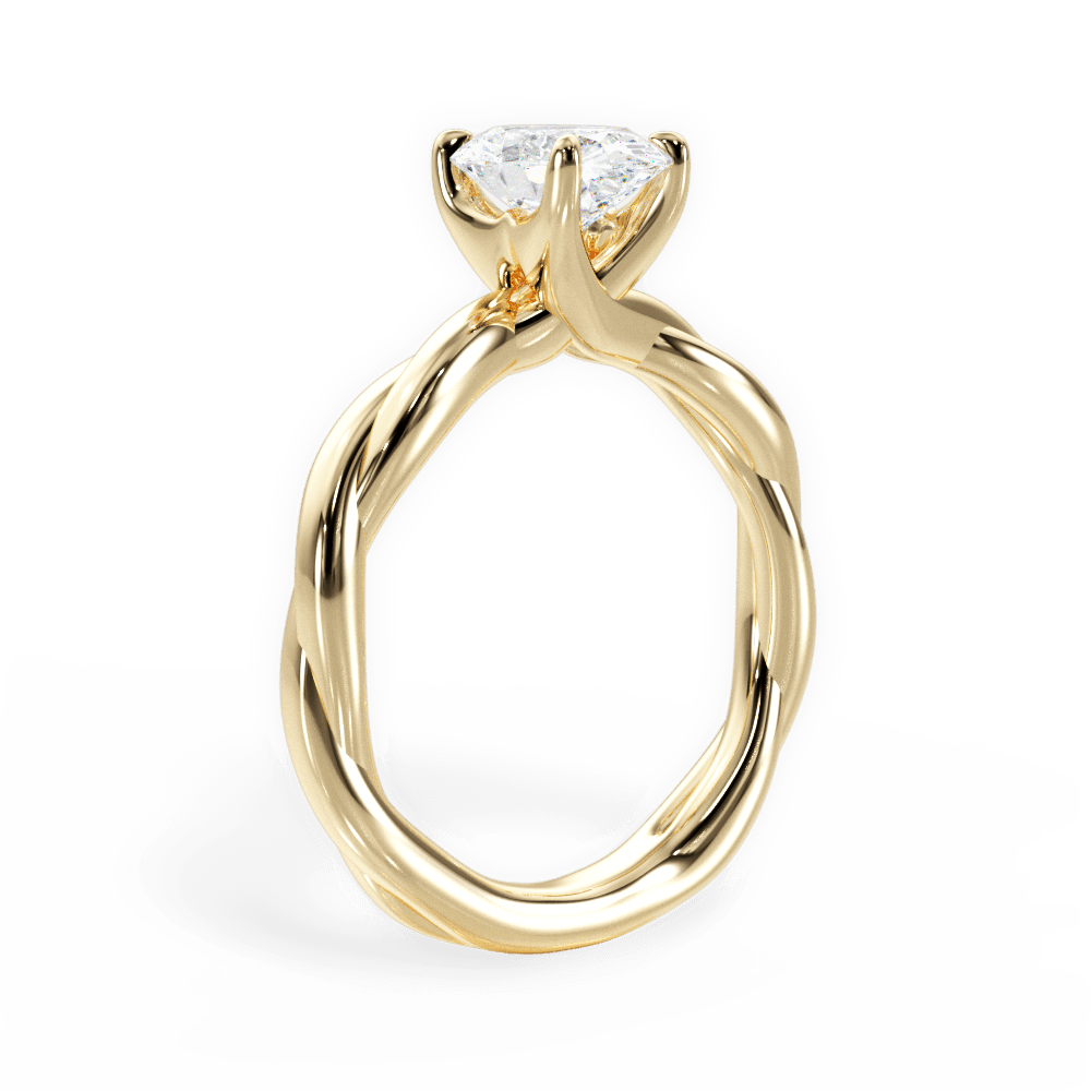 14kt Yellow Gold/18kt Yellow Gold/oval/front