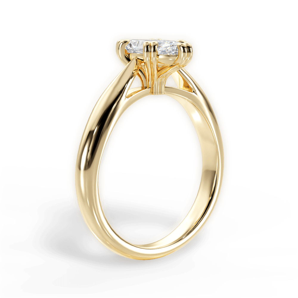 14kt Yellow Gold/18kt Yellow Gold/marquise/front