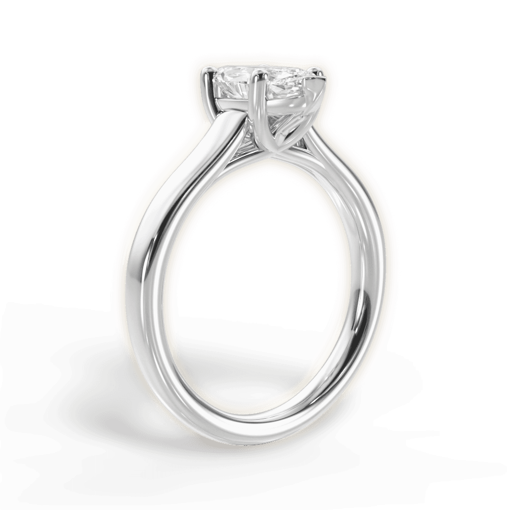 14kt White Gold/18kt White Gold/Platinum/marquise/front