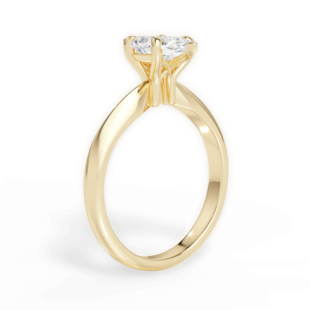 14kt Yellow Gold/18kt Yellow Gold/marquise/front