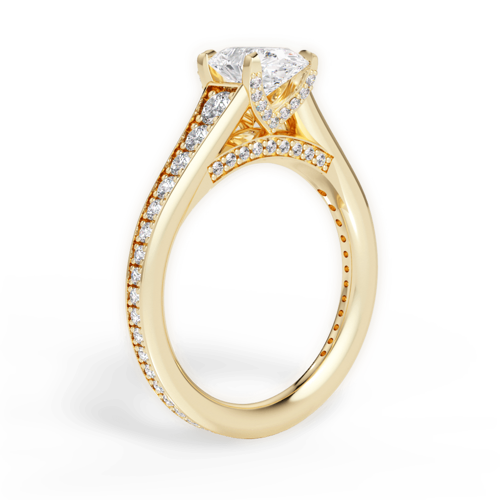 14kt Yellow Gold/18kt Yellow Gold/oval/front