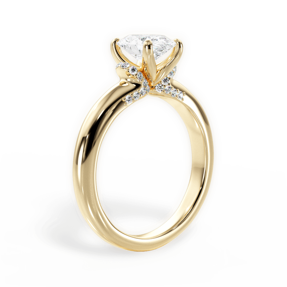 14kt Yellow Gold/18kt Yellow Gold/oval/front