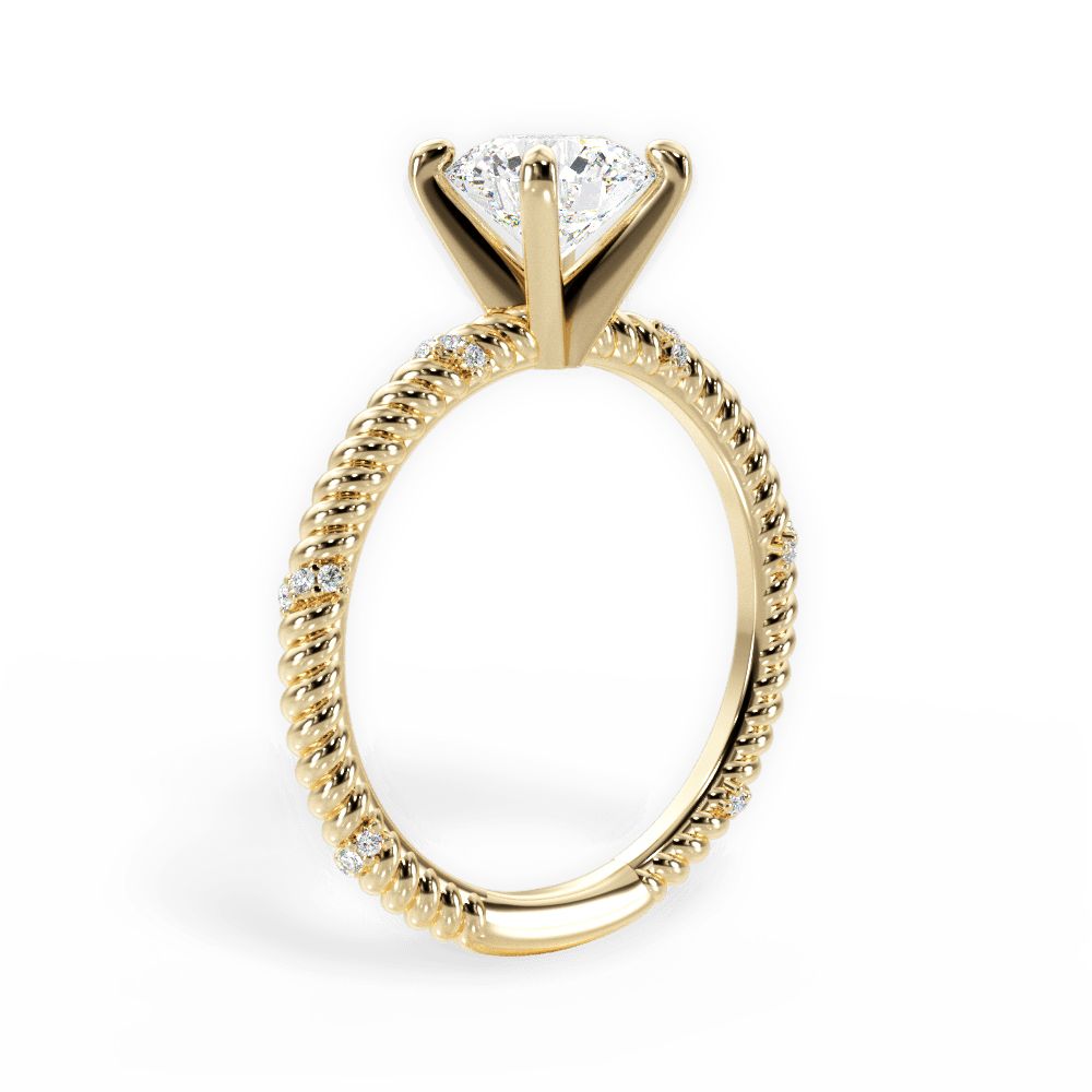 14kt Yellow Gold/18kt Yellow Gold/round/front