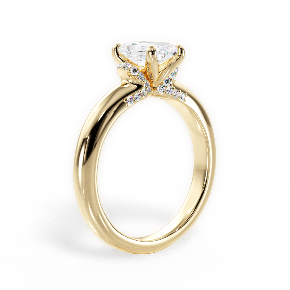 14kt Yellow Gold/18kt Yellow Gold/radiant/front