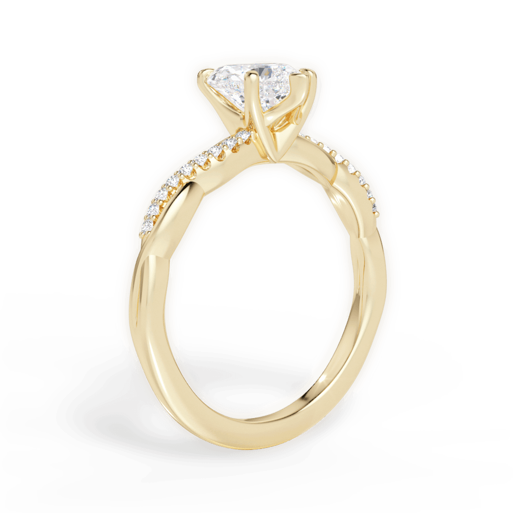 14kt Yellow Gold/18kt Yellow Gold/heart/front