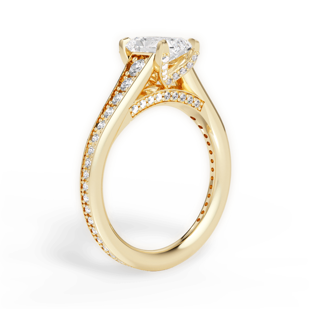 14kt Yellow Gold/18kt Yellow Gold/radiant/front