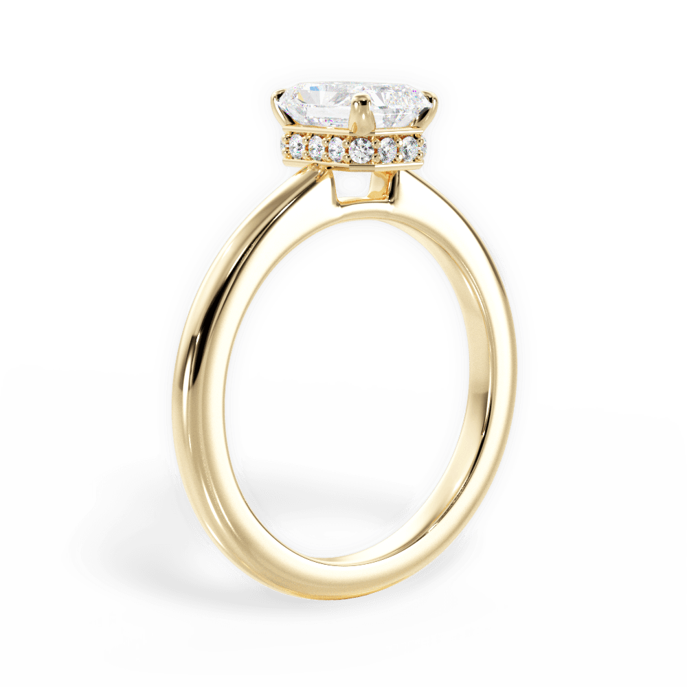 14kt Yellow Gold/18kt Yellow Gold/radiant/front