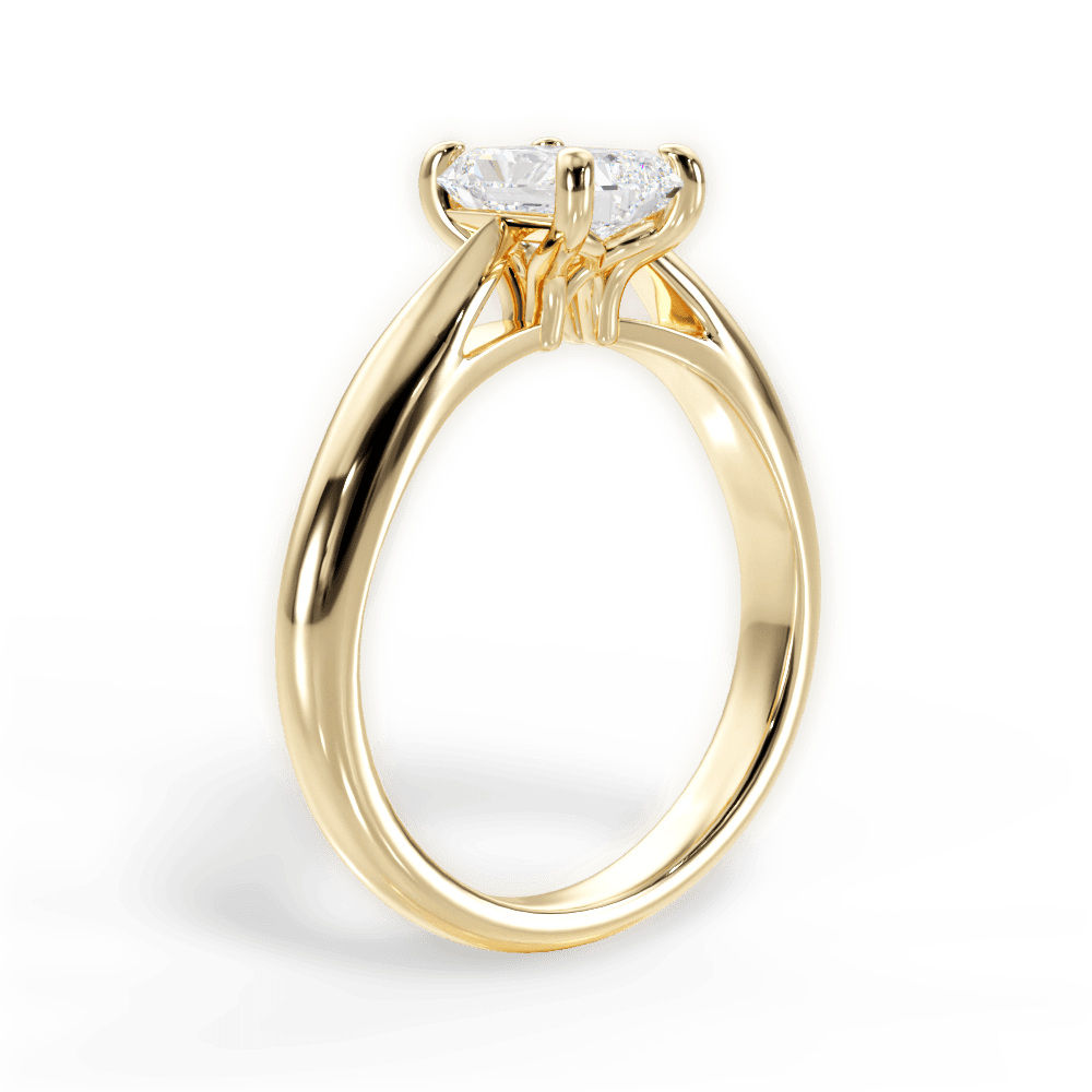 14kt Yellow Gold/18kt Yellow Gold/radiant/front