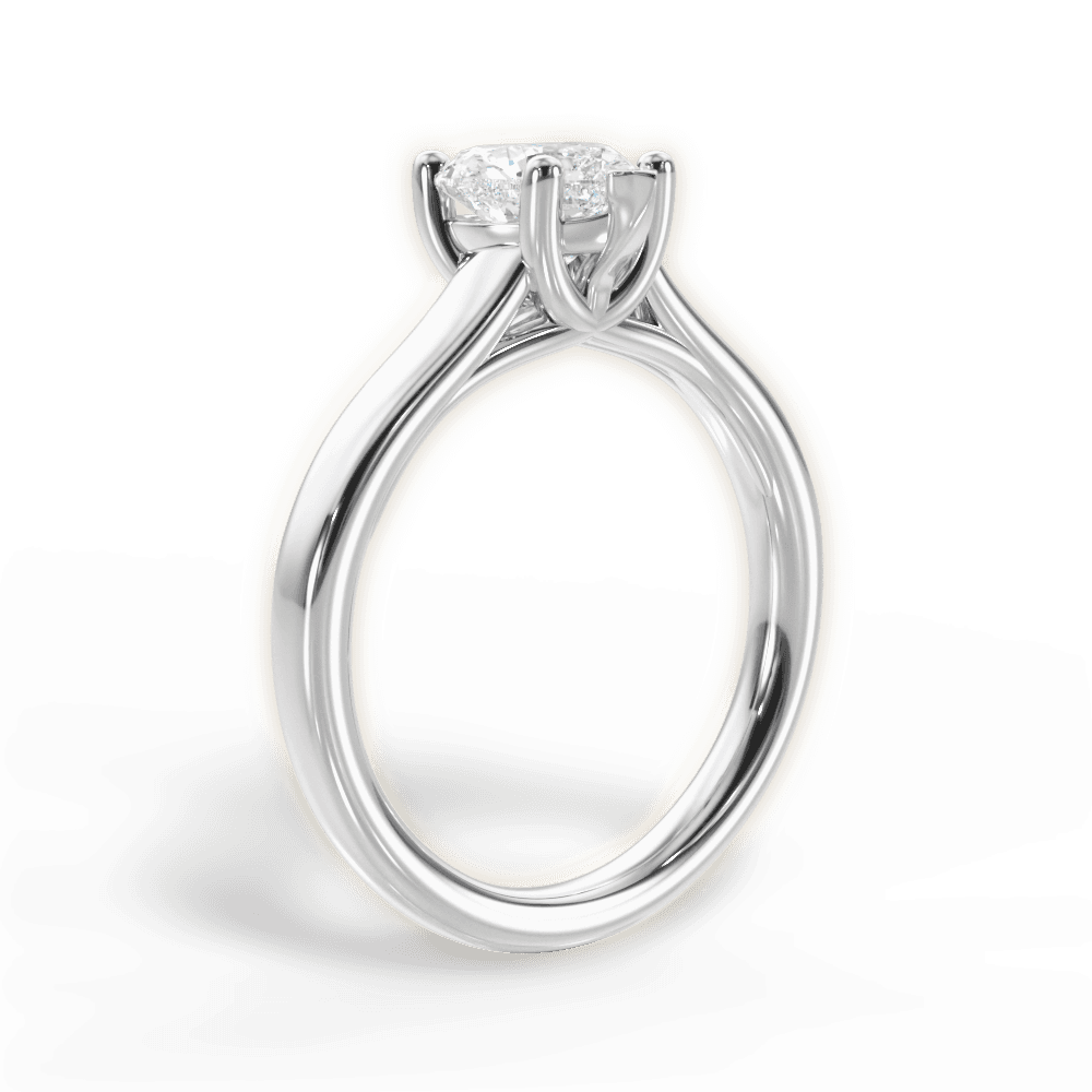 14kt White Gold/18kt White Gold/Platinum/heart/front